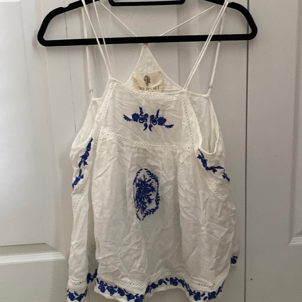 Embroider summer tank